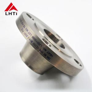 Wholesale WNRF Flange Gr2 Titanium Weld Neck Flange ASME B16.5 Weld Neck Raised Face Class 150 for Chemical Industry from china suppliers
