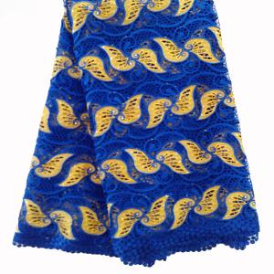 Wholesale 2015 Embroidered water soluble chemical african lace fabrics for lady gament from china suppliers
