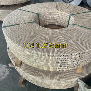 Wholesale 0.3mm-4mm 304 1.4301 Stainless Steel Strip Coil Cold Rolled 2B Surface Used For Banding from china suppliers