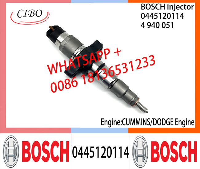 BOSCH 0445120114 4940051 Neutral Fuel Injector Assembly 0445120114 4940051 For CUMMINS/DODGE