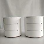 Lacquer Bedside Table 55x45x55cm Luxury Modern Furnitures