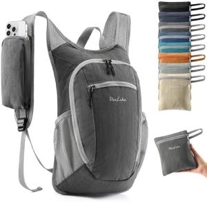 Wholesale 10L Small Hiking Backpack Travel Daypack Lightweight Packable Back Pack for Women Men(Beige) from china suppliers