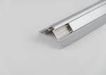 Green Level PVC Building Profile , Customized Metal Effect PVC Decoration