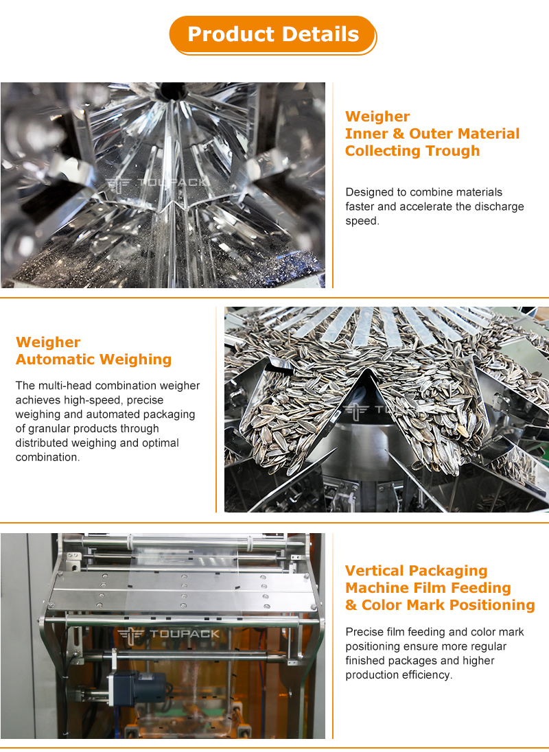 Industrial High Speed Nitrogen Packing Machine Automatic Packaging Machine Bag Sealer Machine Package Machine