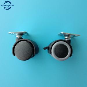 Wholesale Furniture Hardware TPR Swivel Castor Wheels 1 inch 50mm 42x42mm from china suppliers