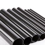 1x 50mm OD x 47mm ID x 100mm 3K Carbon Fibre Tube Roll-Wrapped