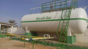 Wholesale 20MT Propane Gas Station Transporting Propane Tanks For Cylinder Filling 4 Nozzles from china suppliers