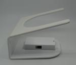 COMER Hot sale alarming universal tablet holder with charger anti-theft cable