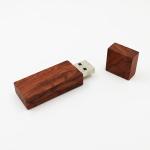3.0 Fast Speed Wooden USB Flash Drive 32GB 80MB/S With Key Chain