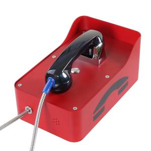 Wholesale Red Rugged Handset 3G/GSM Vandal Proof Telephone One Button IP54-IP65 For Emergency from china suppliers
