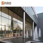 Heatproof Glass Curtain Wall For Commercial Building Tempered Low E Spider