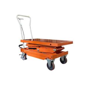 Wholesale Mobile Manual Scissor Lift Platform 1000kg 39.76''X20.47'' Max Height 37.40'' from china suppliers