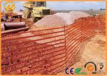Temporary Lightweight Plastic Orange Safety Fence / Safety Net High Visibility