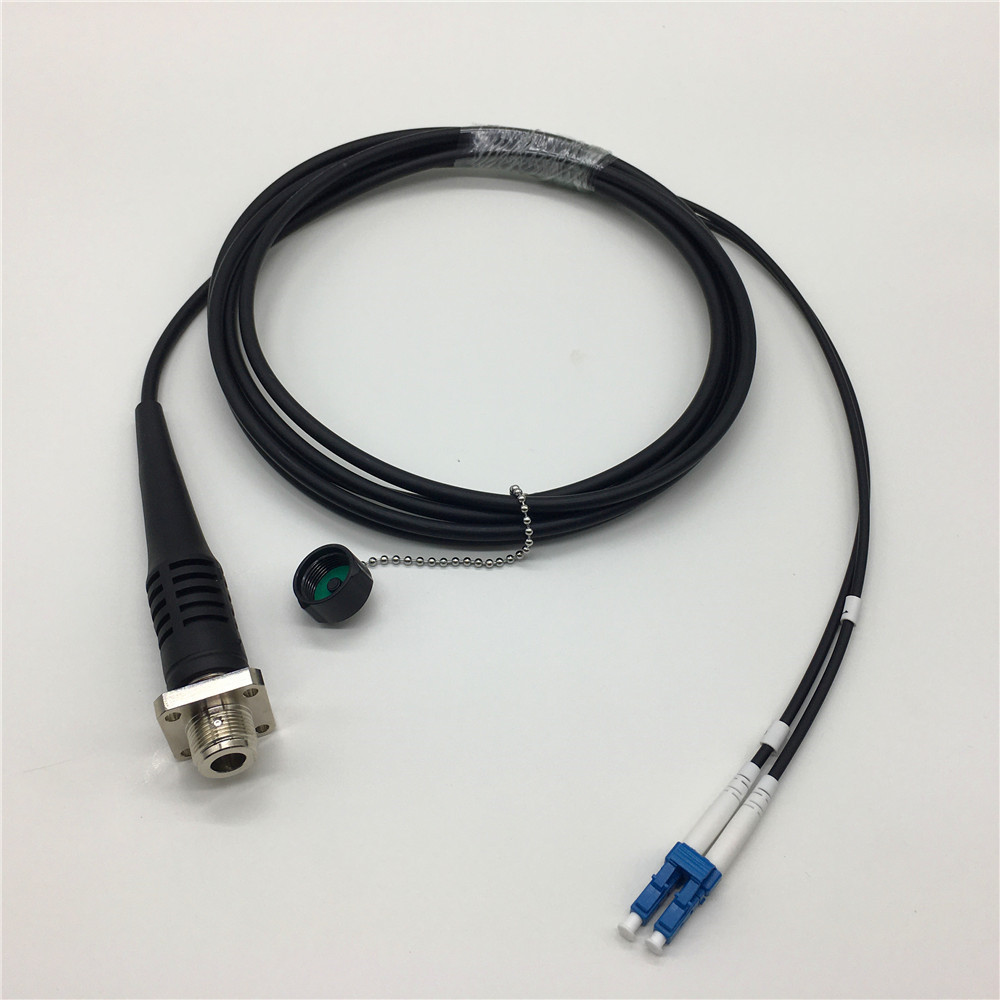 IP67 Armored Fiber Patch Cord With Odc Connector Plug Socket With 2 Cores