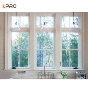 Wholesale AS2047 Aluminum Casement Windows Wooden Grain Glass Sliding Window from china suppliers
