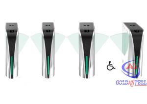 Wholesale Heavy Flow Electronic Flap Turnstile Security Gate Barrier DC Brushless Motor from china suppliers