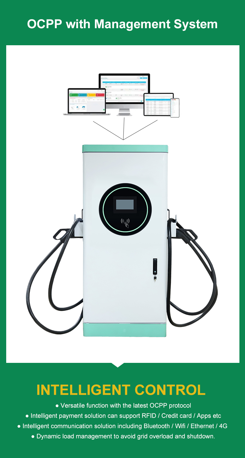 Electric Vehicle Car Charger Station with IP54 Level and 120kw Output Power from GB/T Fast Charger