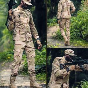 China Military Uniform Suit Unisex Lightweight Military Camo Tactical Camo Hunting Combat BDU Uniform Army Suit Set on sale