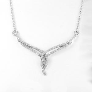 Wholesale Womens Zircon Pendant 925 Sterling Silver CZ Daily Wear Fashion Jewelry from china suppliers