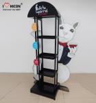 Eyecatching Wine Display Rack Metal Grape Wine Commercial Wine Floor Standing