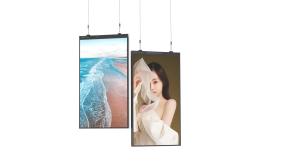 Wholesale Ceiling Mounted 55-65 Inch High Brightness LCD Display for Indoor Retail Advertising from china suppliers