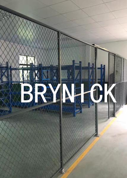 High Visible Wire Partitions & Security Cages , Metal Cage Storage Lockers 20’
