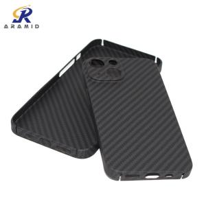 Wholesale iPhone 13 Series Aramid Fiber Case Black Grey Twill Color from china suppliers