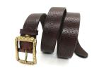 Heavy Duty Full Grain Leather Belts Casual Leather Belts With Special Pin Buckle