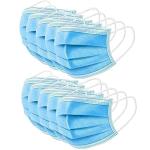Droplets White Cotton 3 Ply Earloop Disposable Medical Face Mask