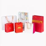 Custom Order Acceptable Luxury Logo Printed Shopping Bag for Beautiful Holiday