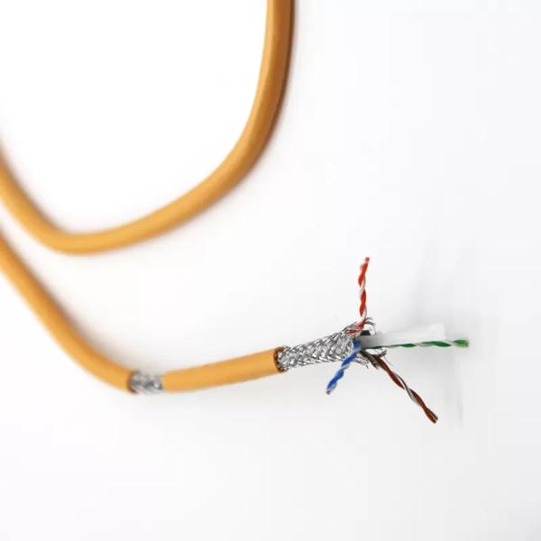 Cat6 Shielding 8 Core Ethernet Lan Cable For Communication