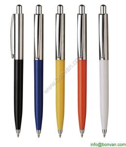 Wholesale promotional semi metal ball pen, gift advertising logo pen from china suppliers