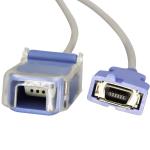 Ecg trunk cable Medical Cable Assemblies Male To Female Physiotherapy Adapter