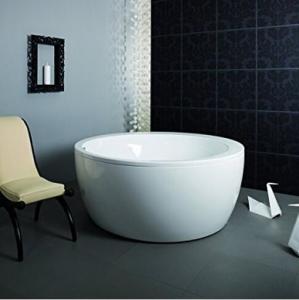 Wholesale Eco - friendly Freestanding Round Tub / Deep Bathtubs For Small Bathrooms from china suppliers