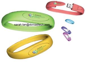 Wholesale Genuine Capacity Silicone Bracelet USB Flash Drives from china suppliers