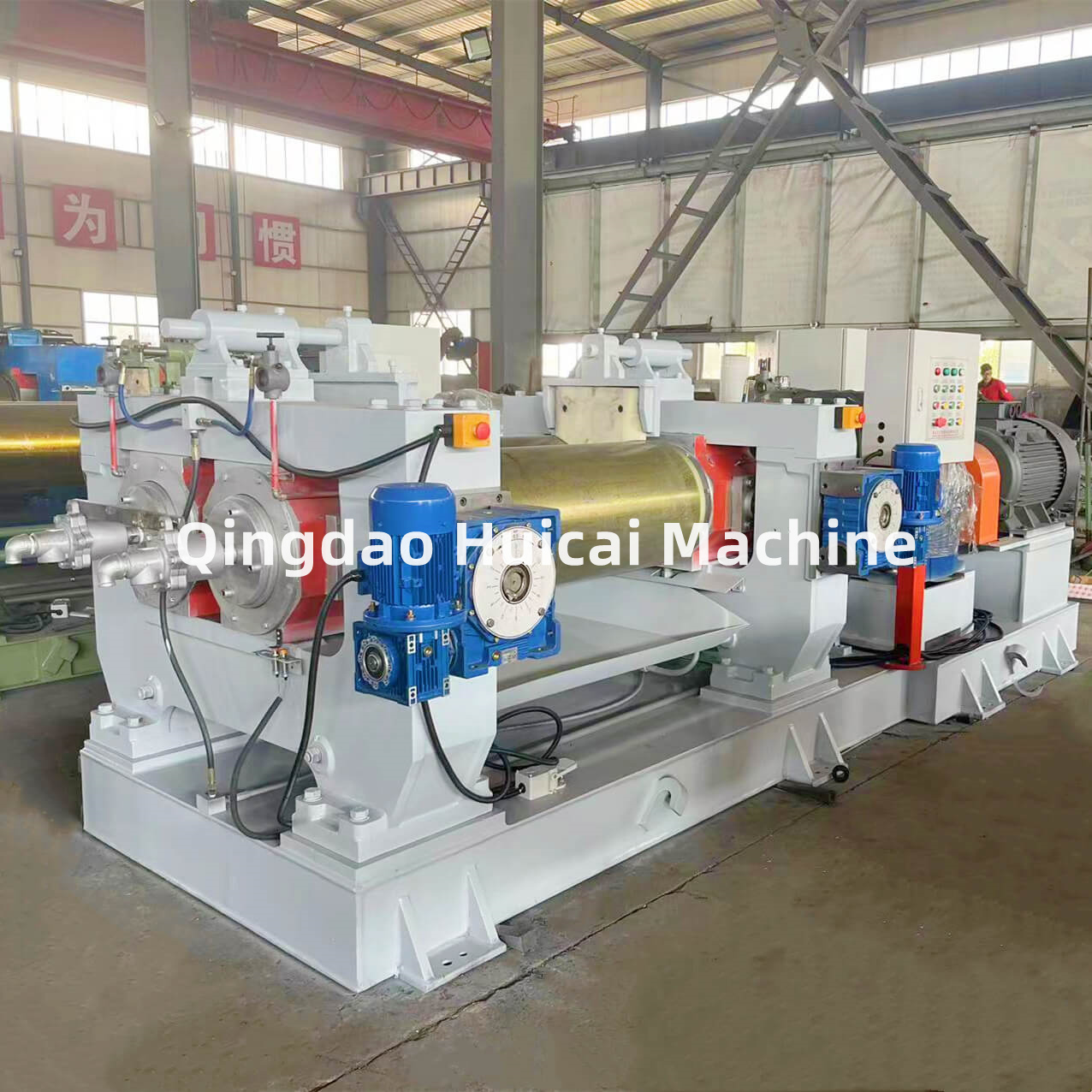 1-2 kg Compound Feeding Capacity XK-160 Mini Rubber Mixing Mill Laboratory Heated Two Roll Mill