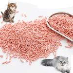 Red Tofu Litter Sand Dust Free Tofu Cat Litter Flushable Customized