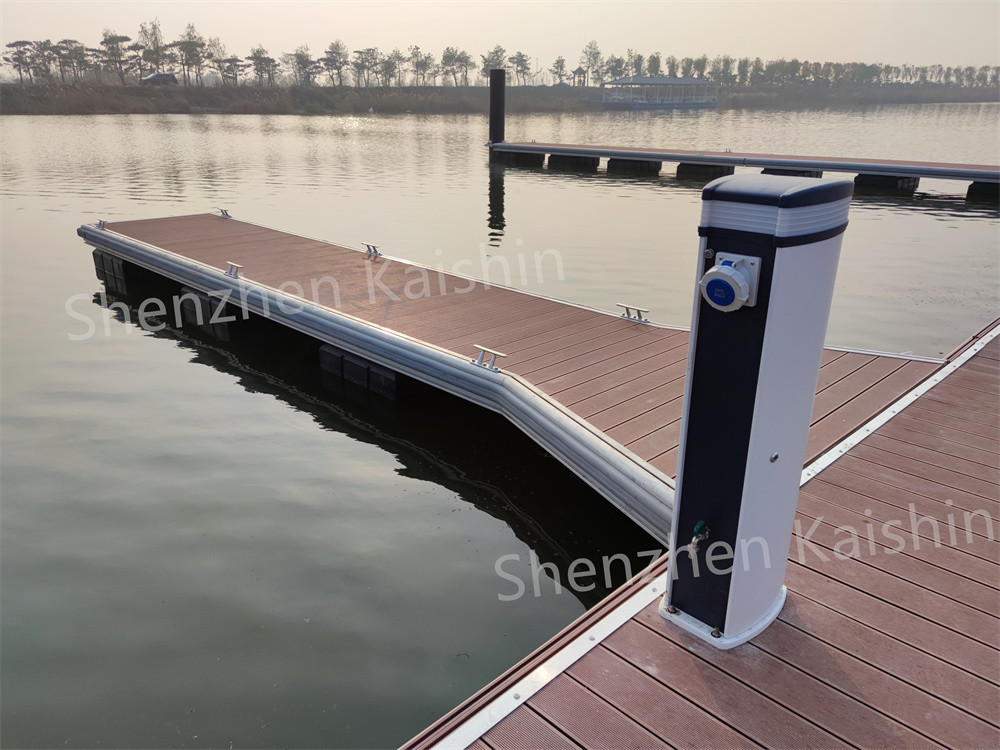 Customized Marina Finger Dock Aluminum Alloy Floating Walkway Pontoon