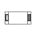 304 Stainless Steel Mesh Screen Window Aluminium Casement Windows With Thermal
