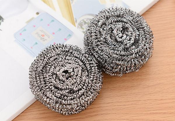 Long Lasting Stainless Steel Scrubber Pads SS410 / SS430 With Strong Cleaning