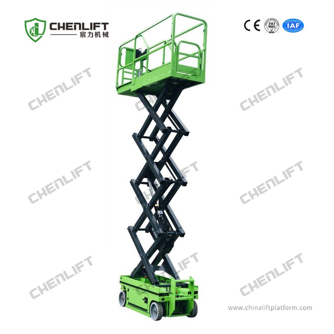 MX300R 3m 240kg Load Mini Model Self Propelled Scissor Lift With Swivel Wheels