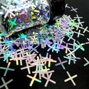 Wholesale Excellent Nail Art Effect with Glitter Letter Shaped Almond Nails and Baby Footprint Glitter Ornament from china suppliers