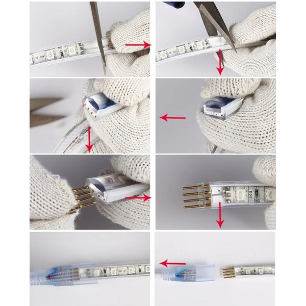 Waterproof Bluetooth RGB LED Tape Strip WIFI Smart Home