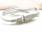 Hot sale 2pin white 10A extension power cable 0.5m-10m copper power extension