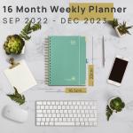 Poprun Softcover Student Weekly Planner Eco Friendly Ivory Paper