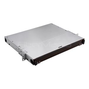 Wholesale Silver Fiber Optic Distribution Panel Rack Mount 1U 19 Inch 3 LGX SC Adapter Panel from china suppliers