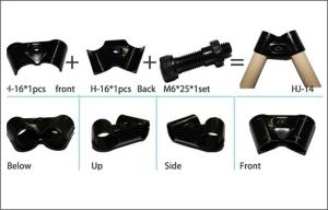 Wholesale Heavy Duty Cross Metal Pipe Connectors 28mm Dia. For ABS / PE Coated Pipe from china suppliers
