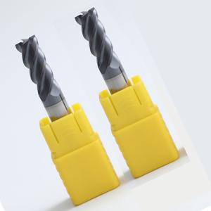 Wholesale Straight Shank D10mm Four Flute End Mills H65RC Tungsten Carbide from china suppliers
