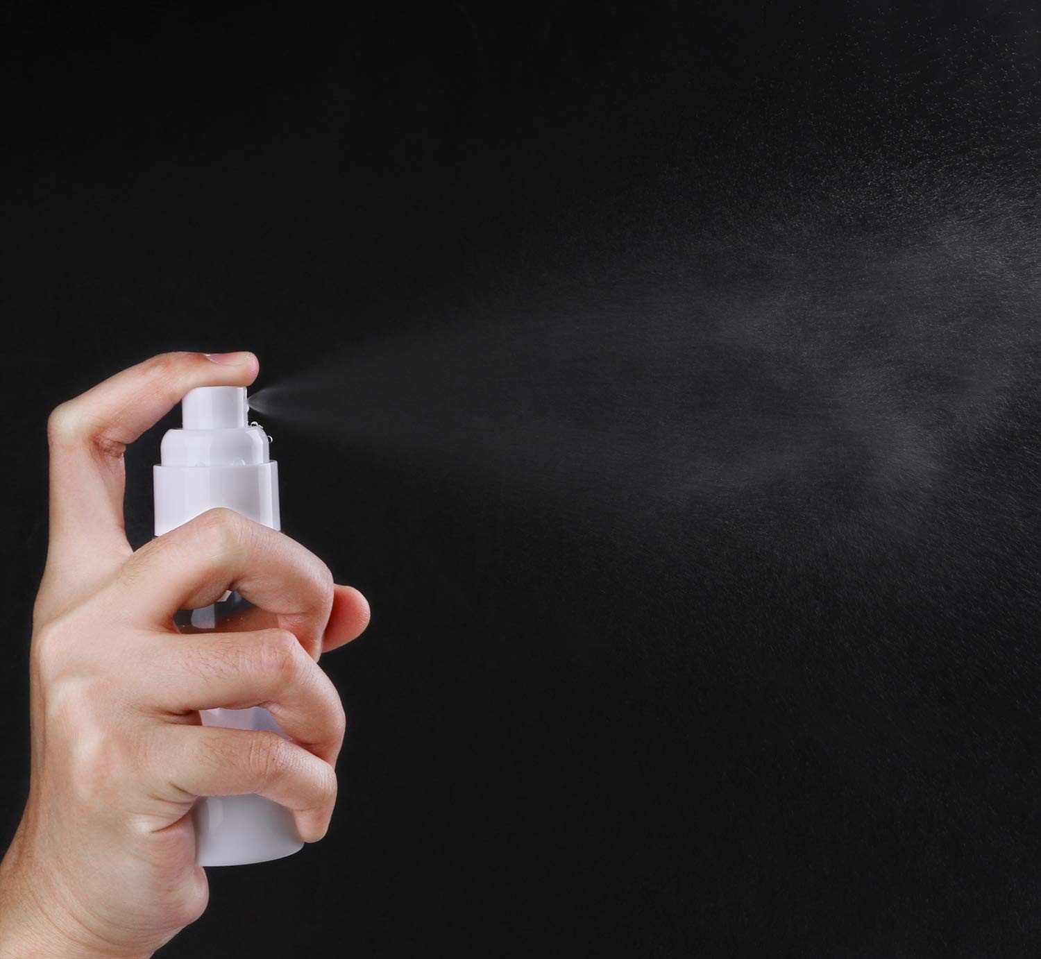 Empty Fine Mist Spray Bottle Refillable Transparent Airless Spray Bottle