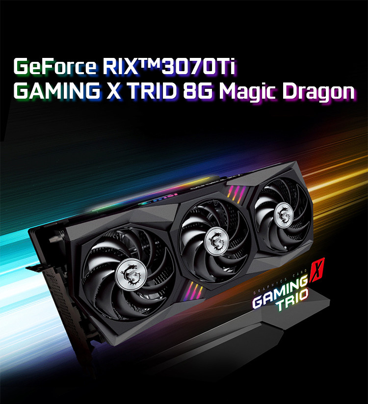 FCC Computer Graphics Card GeForce RTX 3070 Ti GAMING X TRIO 8G Overclocking Edition